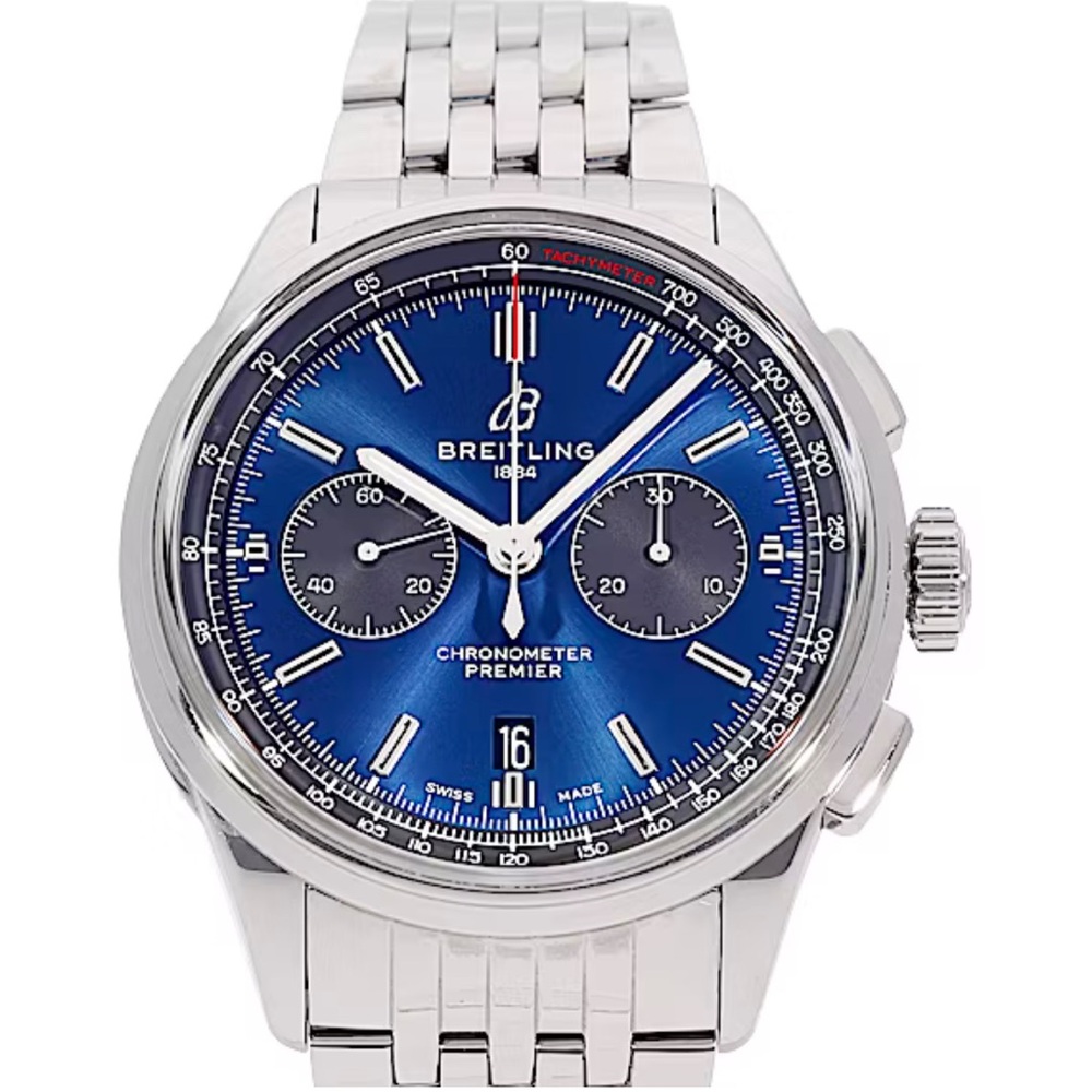 Breitling Premier Chronometer Blue Dial Watch